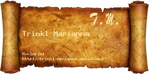 Trinkl Marianna névjegykártya