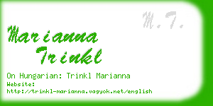 marianna trinkl business card